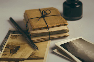 old letters and postcards